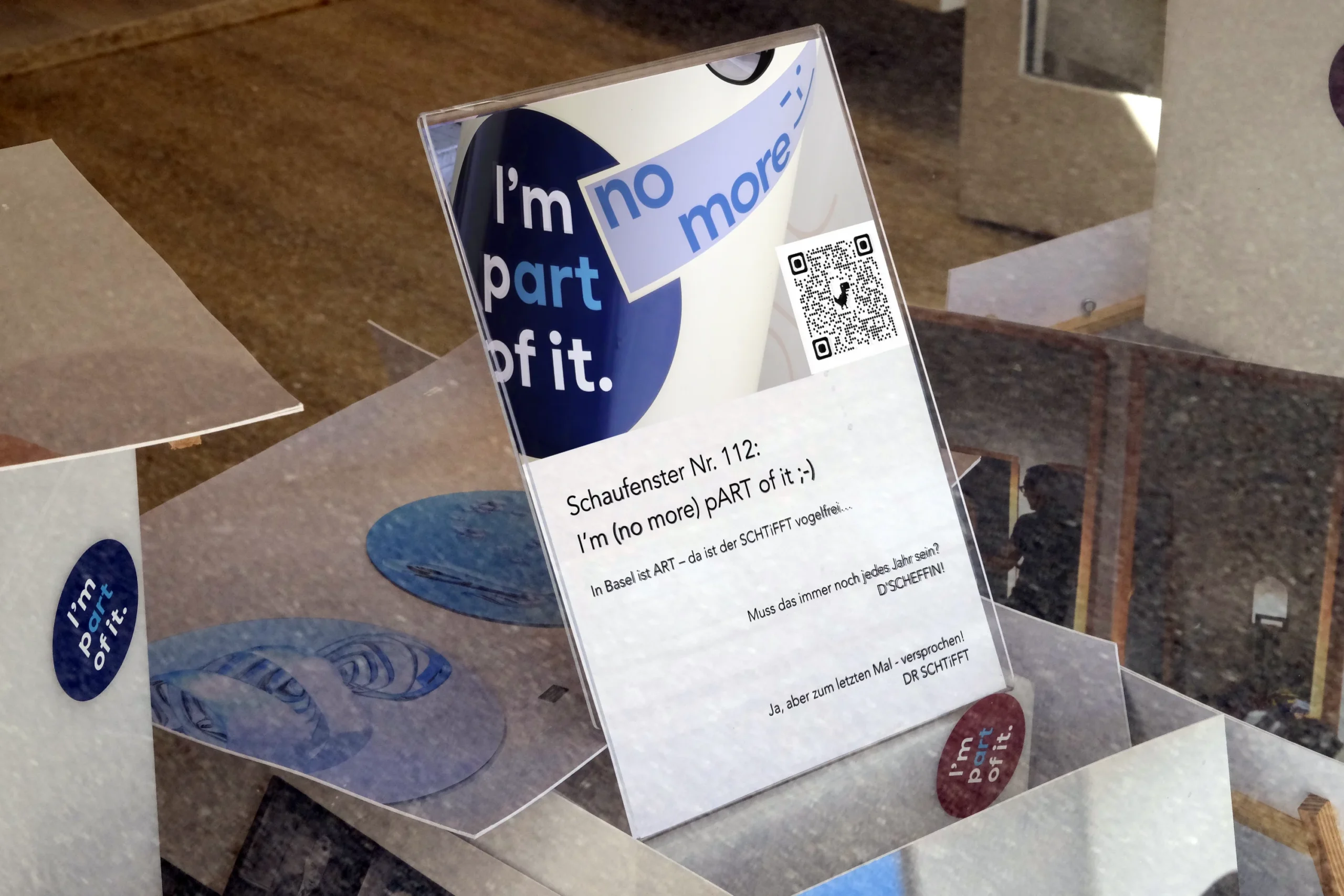 Schaufenster Nr. 112: I’m (no more) pART of it ;-)