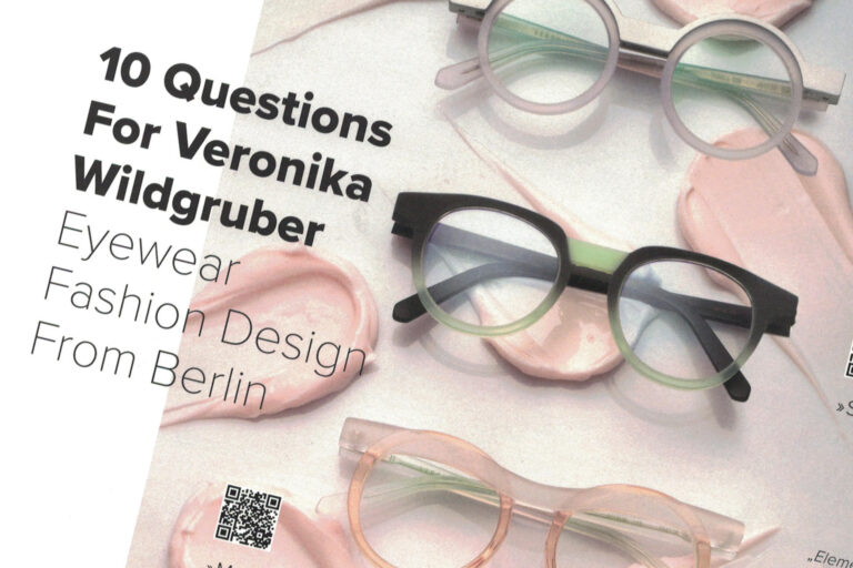 10 Fragen an Veronika Wildgruber – Brillen aus Berlin