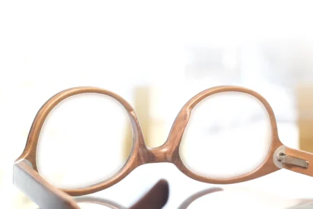Verglasung von Fremdbrillen: Holzbrille vom Dominik Gasser