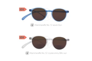 Klammeraffe Modell 12 Sun/Bifokal: Azur und Crystal Shiny