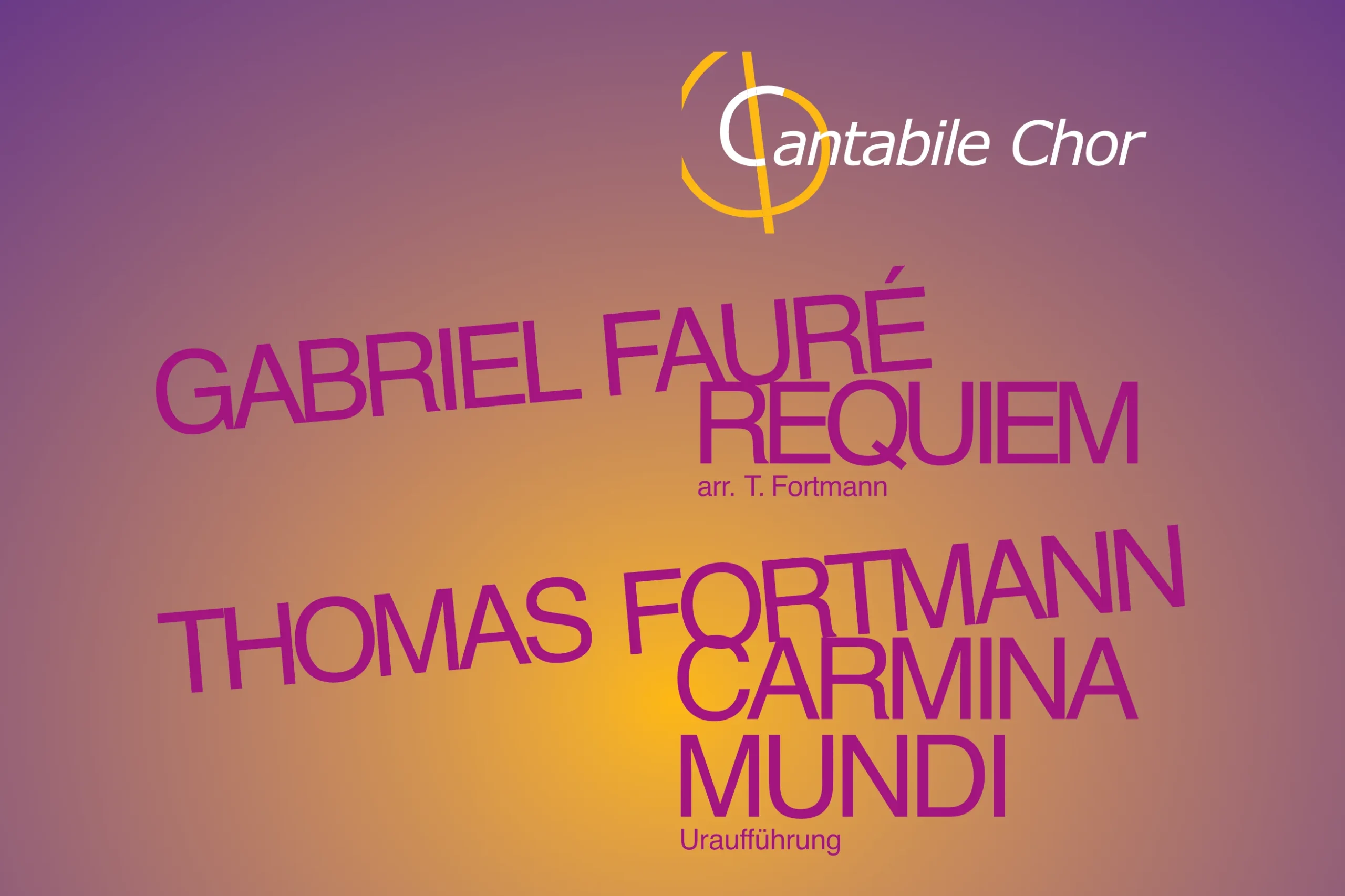 Rita Hangmann empfiehlt: Konzert des Cantabile Chor